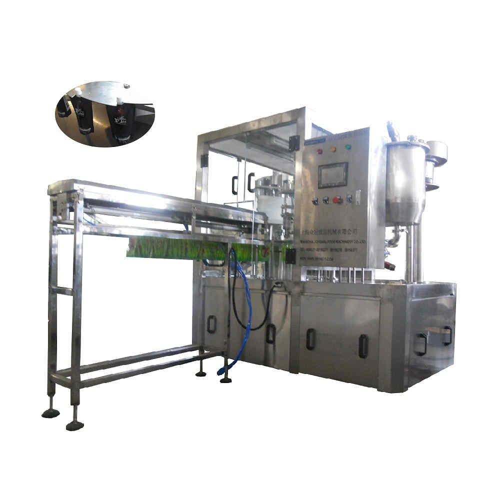 ZLD-2A doy pack stand-up pouch filling and capping machine with ribbon coding